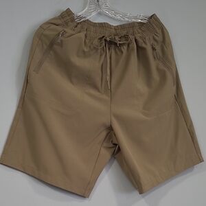 Kids Tan Drawstring Shorts